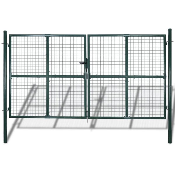 Garden Mesh Gate Fence Door Wall Grille 306x175 cm