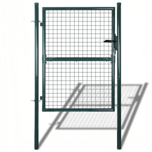 Garden Mesh Gate Fence Door Wall Grille 100x125 cm