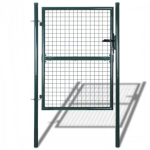 Garden Mesh Gate Fence Door Wall Grille 100x150 cm