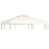 Gazebo Cover Canopy Replacement 310 g / mÂ² Cream White 3 x 3 m