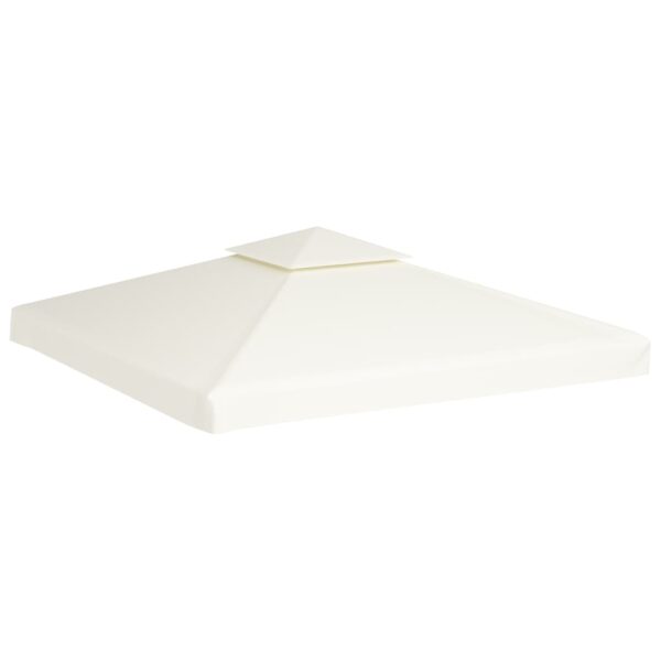 Gazebo Cover Canopy Replacement 310 g / mÂ² Cream White 3 x 3 m