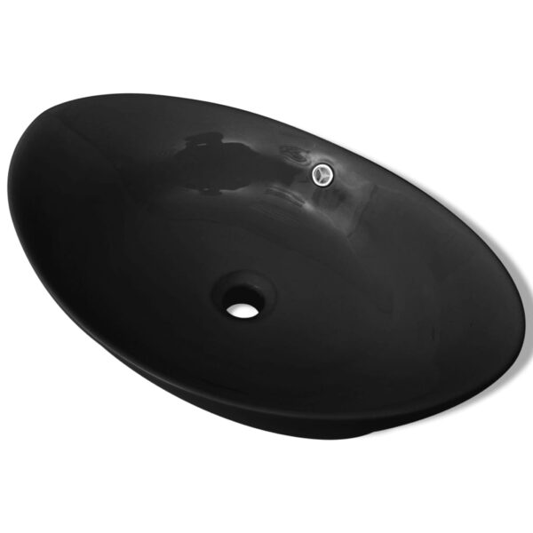 8718475885108_a_en_hd_1.jpg Black Luxury Ceramic Basin Oval with Overflow 59 x 38,5 cm