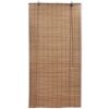 Brown Bamboo Roller Blinds 120 x 220 cm