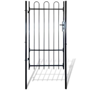 Fence Gate with Hoop Top (single) 100 x 198 cm