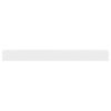 White MDF Floating Wall Display Shelf 1 Drawer Book/DVD Storage