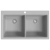 8718475941446_a_en_hd_1.jpg Overmount Kitchen Sink Double Basin Granite Grey