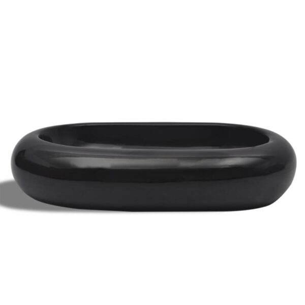8718475942092_g_en_hd_1.jpg Ceramic Bathroom Sink Basin Black Oval