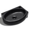 8718475942146_a_en_hd_1.jpg Ceramic Bathroom Sink Basin Faucet Overflow Hole Black Round