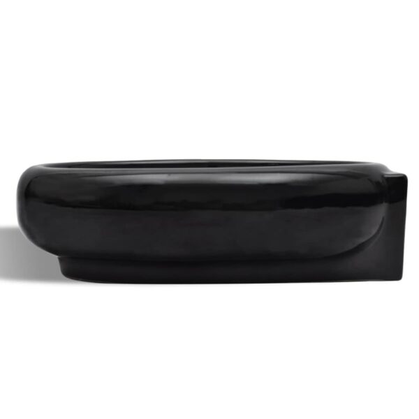 8718475942146_g_en_hd_1.jpg Ceramic Bathroom Sink Basin Faucet Overflow Hole Black Round