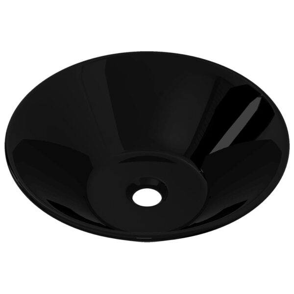 8718475942160_a_en_hd_1.jpg Ceramic Bathroom Sink Basin Black Round