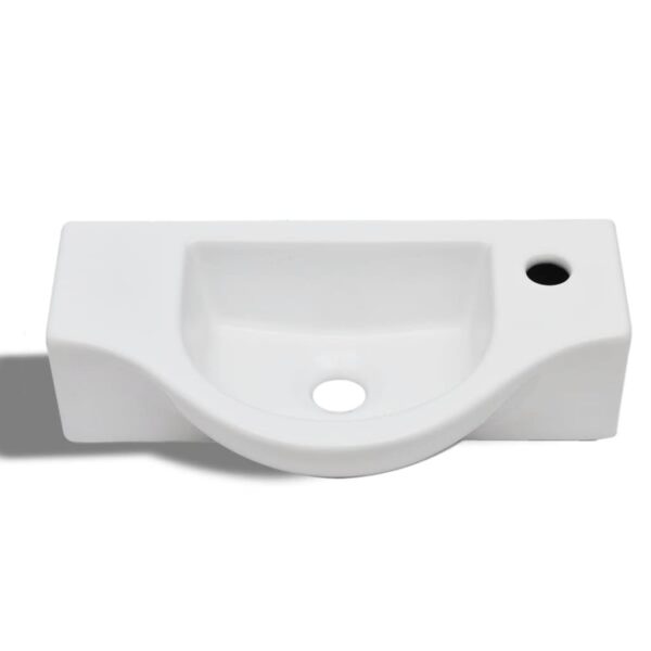 8718475942191_g_en_hd_1.jpg Ceramic Bathroom Sink Basin with Faucet Hole White