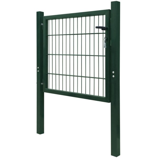 8718475965817_g_en_hd_2.jpg Fence Gate Steel Green 105x150 cm