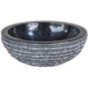 Basin Marble 40 cm Black