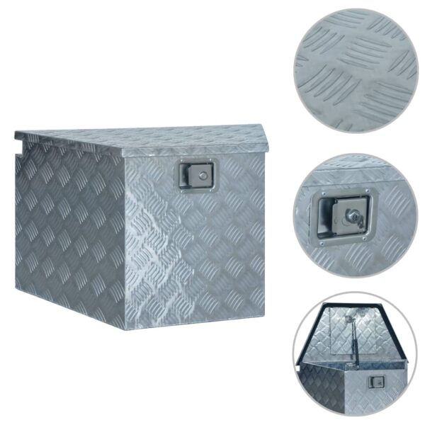 Aluminium Box 737 381x410x460 mm Silver