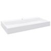 Wash Basin 100x46x11 cm Mineral Cast Marble Cast White