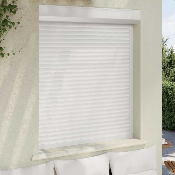 Roller Shutter Aluminium 110x130 cm White