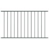 Fence Panel Powder-coated Steel 1.7x0.75 m Anthracite