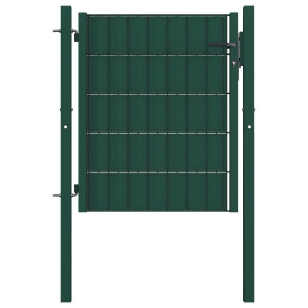 8719883670591_a_en_hd_1.jpg Fence Gate PVC and Steel 100x81 cm Green