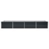 Garden Raised Bed Anthracite 320x80x45 cm Galvanised Steel