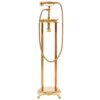 Freestanding Bathtub Faucet Stainless Steel 99.5 cm Gold
