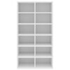Shoe Rack White 54x34x100.5 cm Engineered Wood