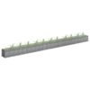 Gabion Raised Bed Galvanised Steel 450x30x30 cm