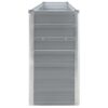 Raised Garden Bed 320x40x77 cm Galvanised Steel Grey