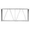 Garden Log Storage Shed Galvanised Steel 330x84x152 cm Anthracite
