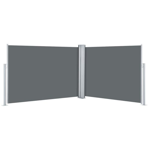 Retractable Side Awning Anthracite 100x1000 cm