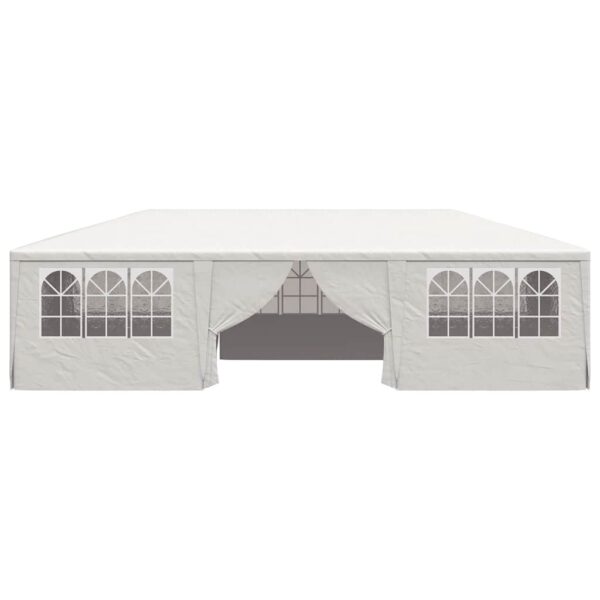 Professional Party Tent with Side Walls 4x9 m White 90 g/m?