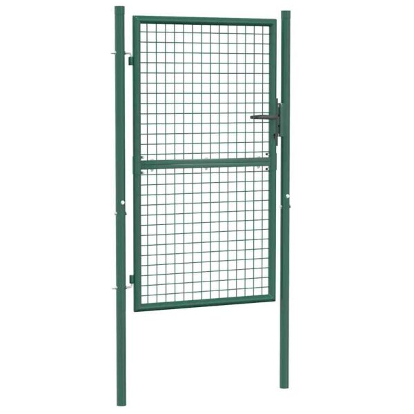 8719883769004_a_en_hd_1.jpg Fence Gate Steel 100x150 cm Green