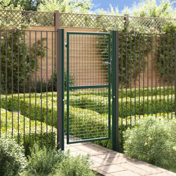 8719883769011_m_en_hd_1.jpg Fence Gate Steel 100x175 cm Green