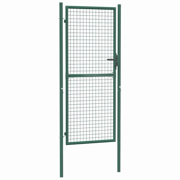 8719883769028_a_en_hd_1.jpg Fence Gate Steel 100x200 cm Green