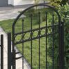 8719883769165_g_en_hd_2.jpg Fence Gate with Arched Top Steel 89x200 cm Black