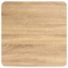 Bistro Table Light Brown 60X60 cm MDF