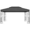 Gazebo with Double Roof 3x4m Anthracite