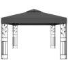 Gazebo with Double Roof 3x4m Anthracite