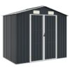8719883811499_a_en_hd_1.jpg Garden Shed Anthracite 205x129x183 cm Galvanised Steel
