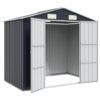 8719883811499_g_en_hd_2.jpg Garden Shed Anthracite 205x129x183 cm Galvanised Steel