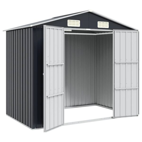 8719883811499_g_en_hd_2.jpg Garden Shed Anthracite 205x129x183 cm Galvanised Steel