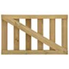 Garden Slats Gate Impregnated Pinewood 100x60 cm