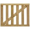 Garden Slats Gate Impregnated Pinewood 100x80 cm
