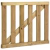 Garden Slats Gate Impregnated Pinewood 100x80 cm