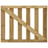 Garden Slats Gate Impregnated Pinewood 100x80 cm