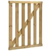 Garden Slats Gate Impregnated Pinewood 100x120 cm