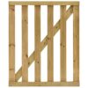 Garden Slats Gate Impregnated Pinewood 100x120 cm