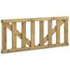 Garden Slats Gates 2 pcs Impregnated Pinewood 150x60 cm