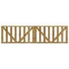Garden Slats Gates 2 pcs Impregnated Pinewood 150x80 cm