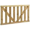 Garden Slats Gates 2 pcs Impregnated Pinewood 150x80 cm
