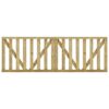 Garden Slats Gates 2 pcs Impregnated Pinewood 150x100 cm